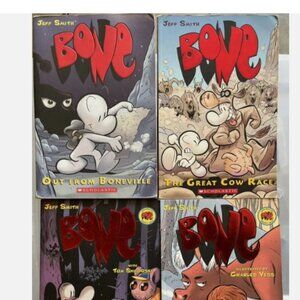 Bone Series by Jeff Smith 4 Book Lot